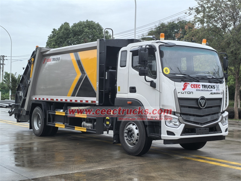 FOTON 16cbm refuse compactor truck