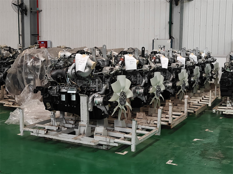 ISUZU diesel engine in factory stock