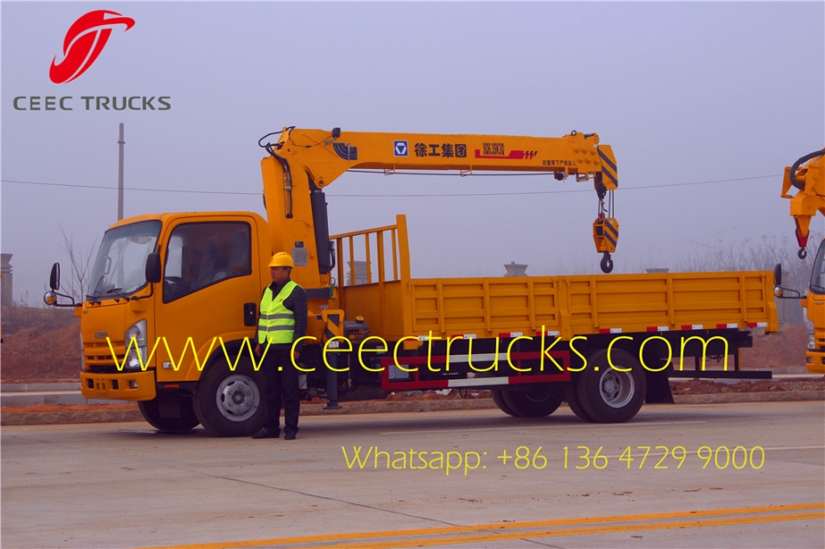 best isuzu 6300kg boom crane mounted truck