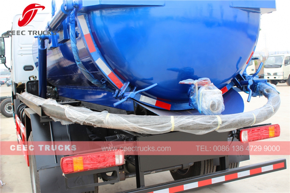 ХОВО десноструки модел, вакуумски камион за канализацију, 10.000Л