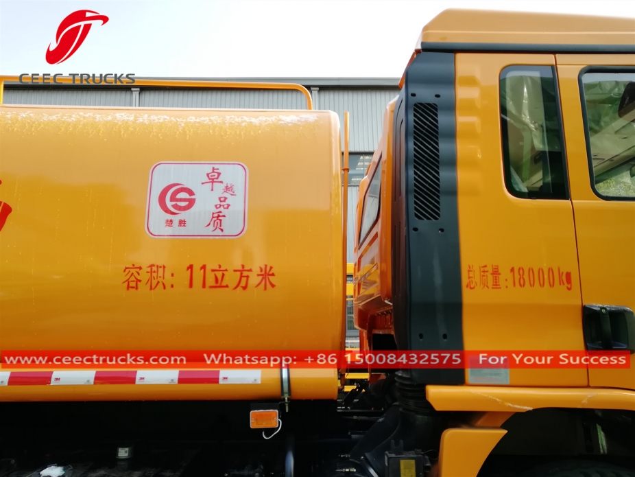 SHACMAN 11 CBM kamion cisterna za vodu