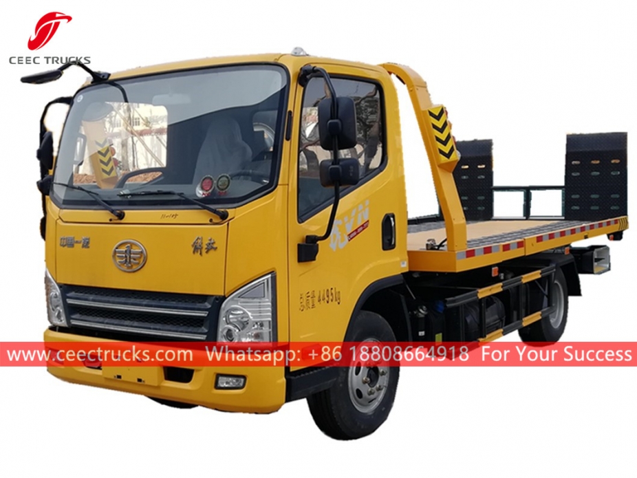 Kamion sa niskim ravnim tovarnim prostorom FAW 4x2