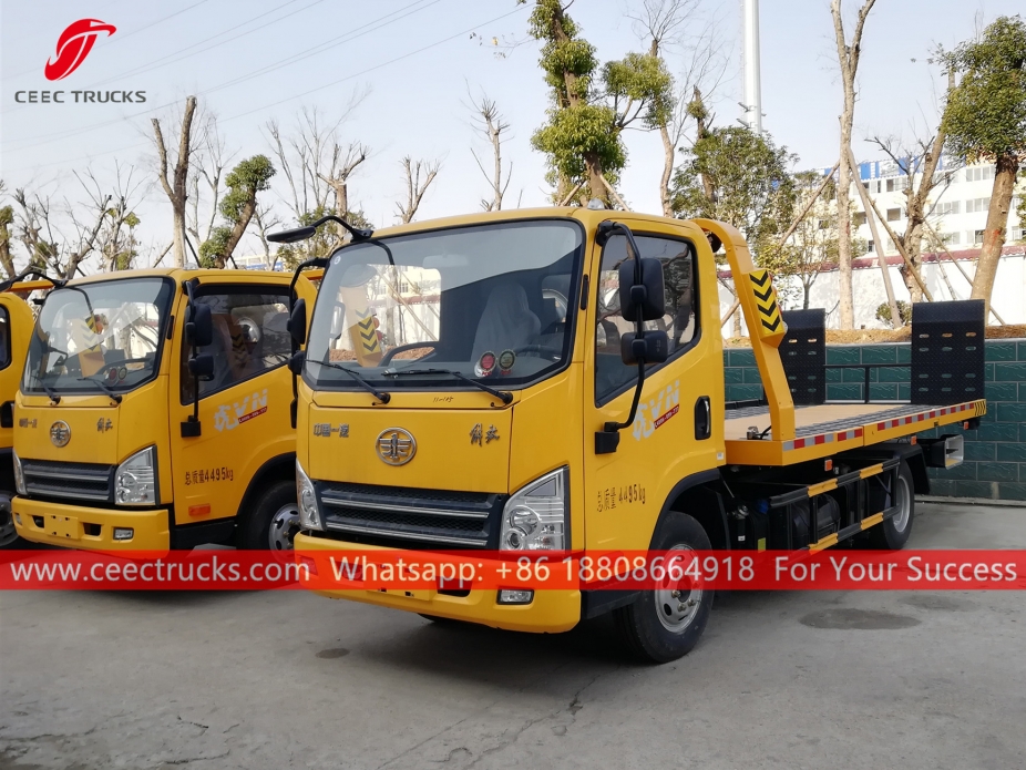 Kamion sa niskim ravnim tovarnim prostorom FAW 4x2