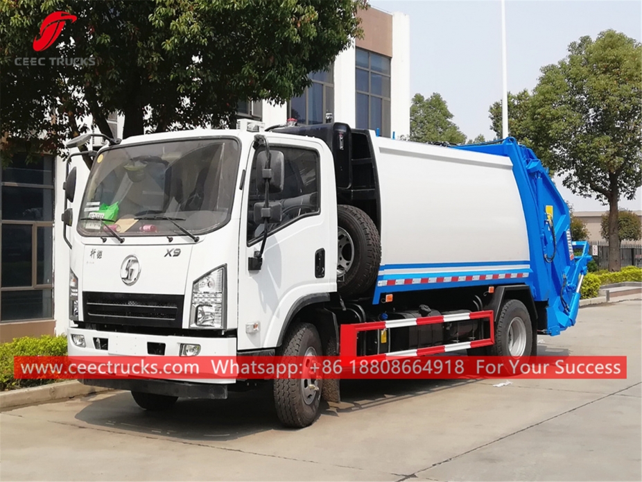 SHACMAN kamion za komprimiranje smeća, zapremine 8 kubnih metara