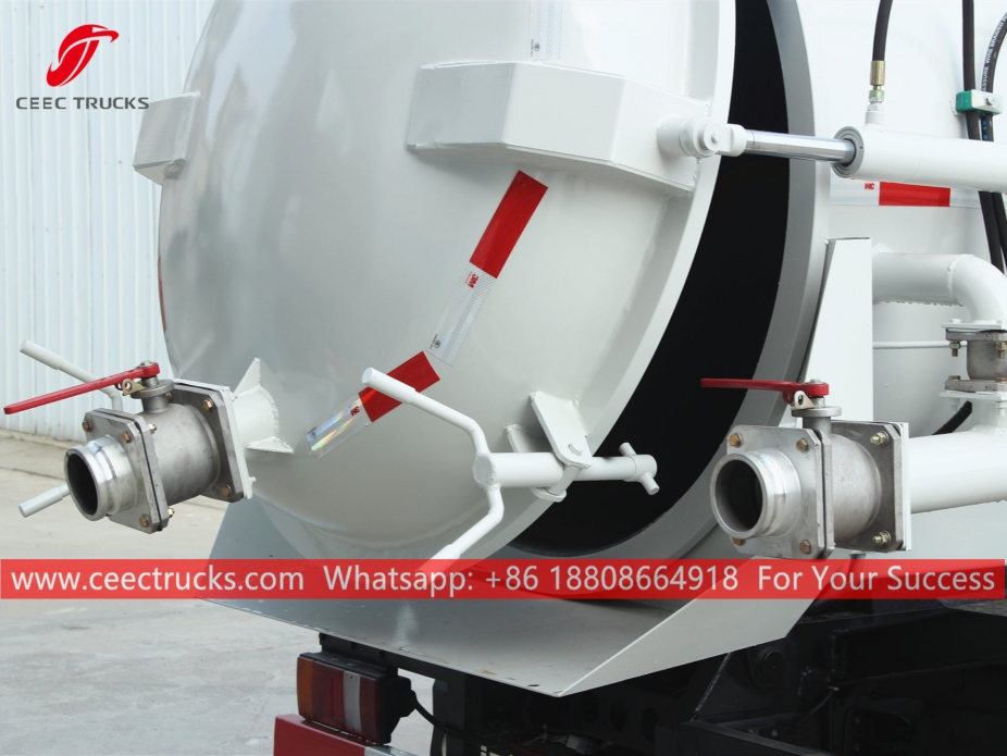 ISUZU вакуумски камион за канализацију од 4.000 литара