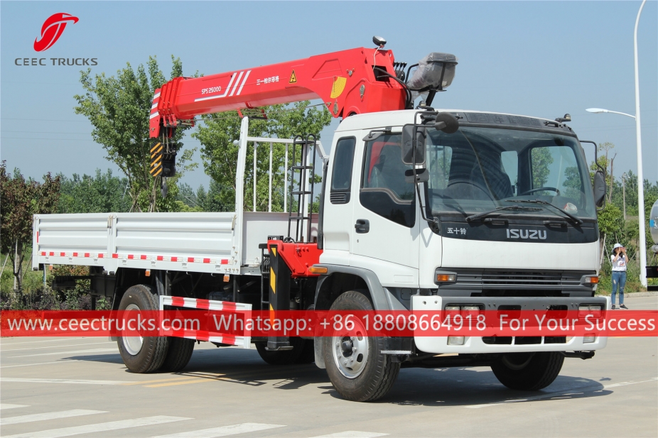 ISUZU FTR дизалица монтирана на камион од 10 тона