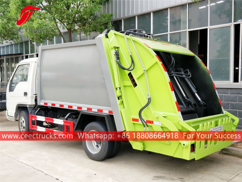 Brand new ISUZU 4CBM Waste compressor truck for sale