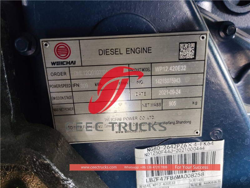 congo beiben 6 wheel drive cargo truck chassis