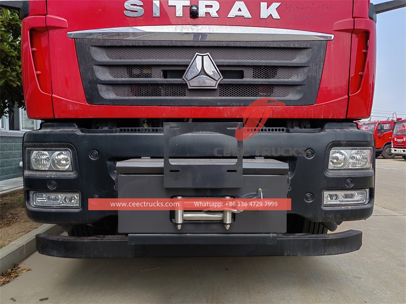 Howo vozilo za spasavanje od požara sa 5 tona dizalicom i 12m hitnim osvetljenjem