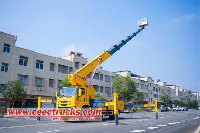 Isuzu 45m mounted aerial work platform truck