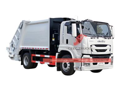 Buy ISUZU 16CBM garbage compactor truck