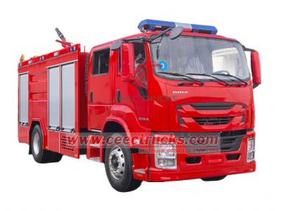 Isuzu new GIGA 4X 5500 Liters fire department rescue truck