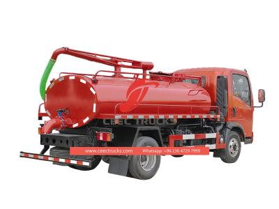 Howo vacuum sewer truck for sale