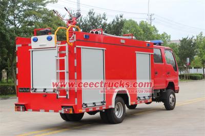 Isuzu 120HP offroad apparatus tanker fire truck