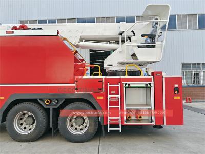 Howo 32m high lift fire water truck