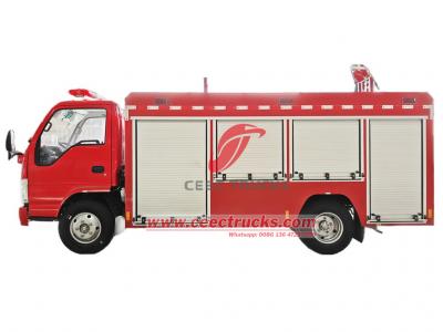 Isuzu 120HP light duty tanker fire department truck