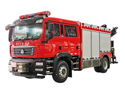 HOWO 4x2 heavy duty rescue firefighting trucks