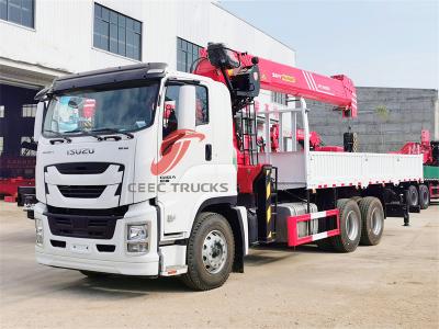 Philippine Isuzu GIGA 380HP boom crane truck
