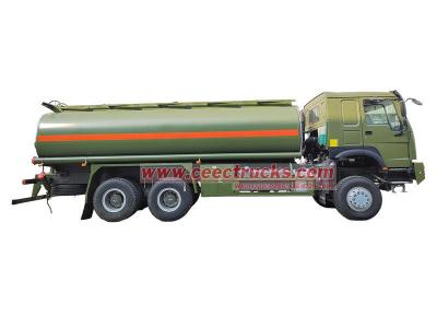 HOWO 6x6 diesel fuel bowser