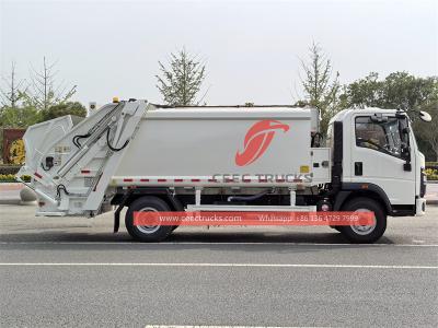 Howo light-duty rear loader garbage truck