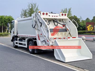 Howo light-duty rear loader garbage truck
