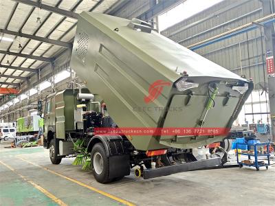 Africa Howo 300HP garbage street sweeper truck