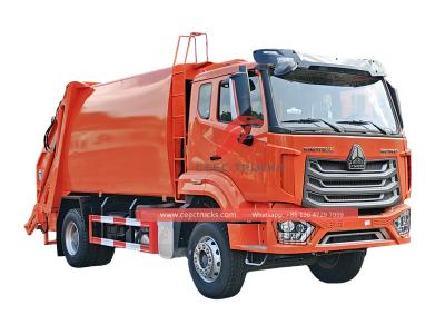 Howo 16CBM garbage compactor truck