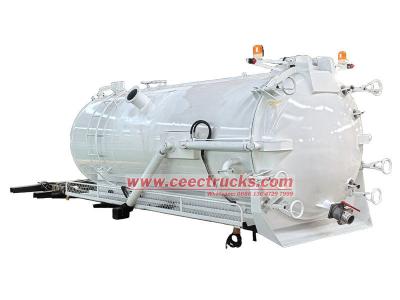 sludge vacuum pump tanker truck superstructure