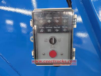 rear loader garbage truck upper body