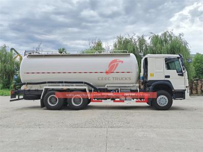 Howo 20CBM dusty vacuum cleaning Truck