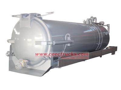 sludge vacuum pump tanker truck  upper body