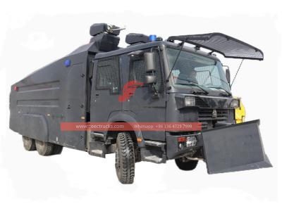 Howo 340HP heavy fire Water Cannon Riot Truck