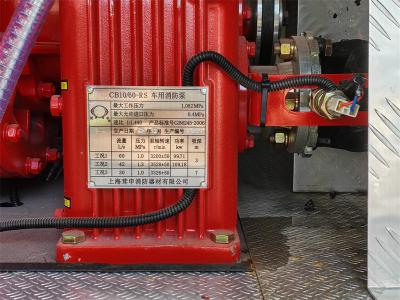 HOWO TX 6x4 double row water fire truck