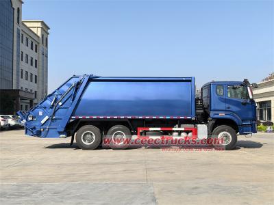 HOWO 6x4 20cbm rear loader compactor truck
