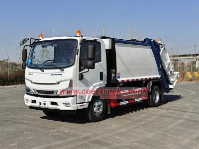 ISUZU electric truck mounted 6cbm garbage compactor