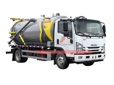 Isuzu light 8,000L vacuum suction truck