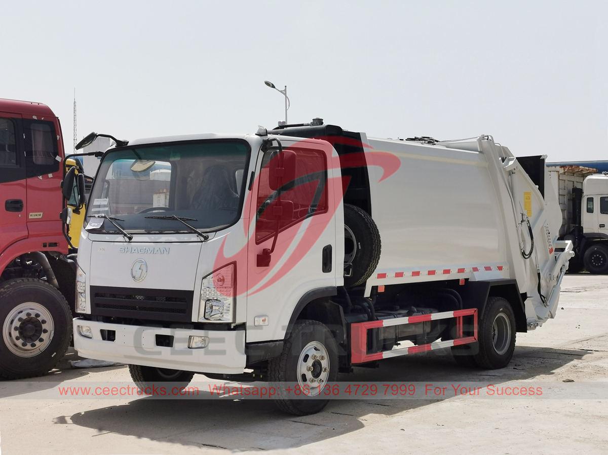 Камион за сабијање смећа Shacman 5 CBM за Лаос