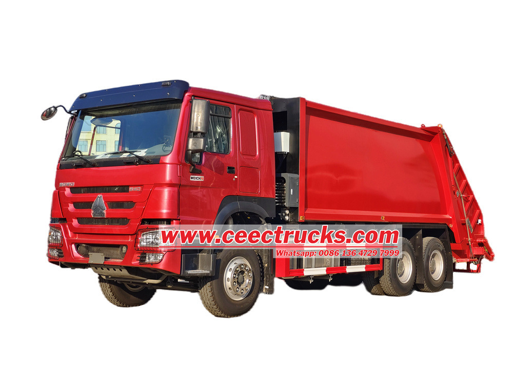 Kako upravljati HOWO 6x4 20cbm kamionom za kompaktor sa zadnjim utovarivačem