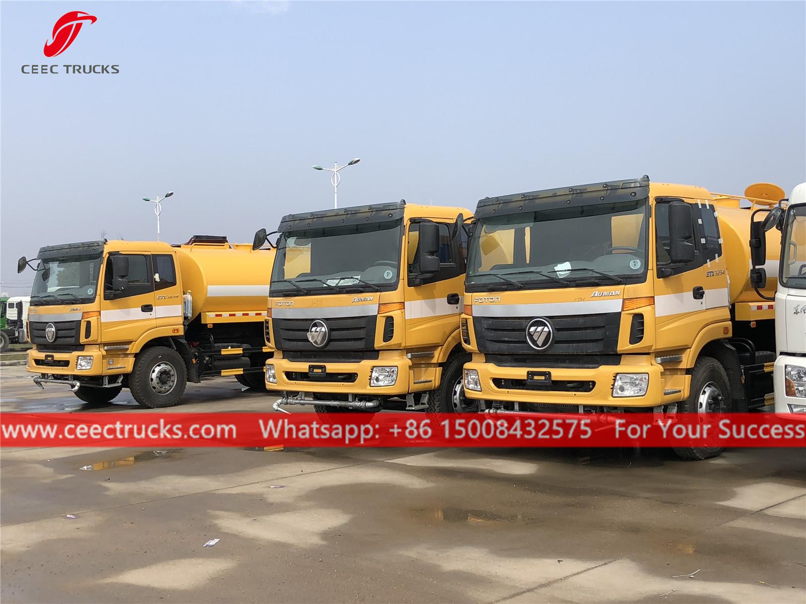 Испоручено 5 јединица цистерни за воду ФОТОН 20 CBM у Узбекистан