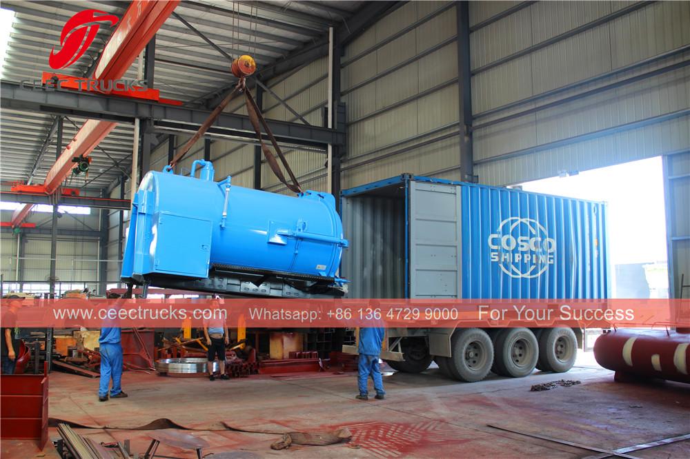 Малта - извоз горњег дела вакуумске цистерне